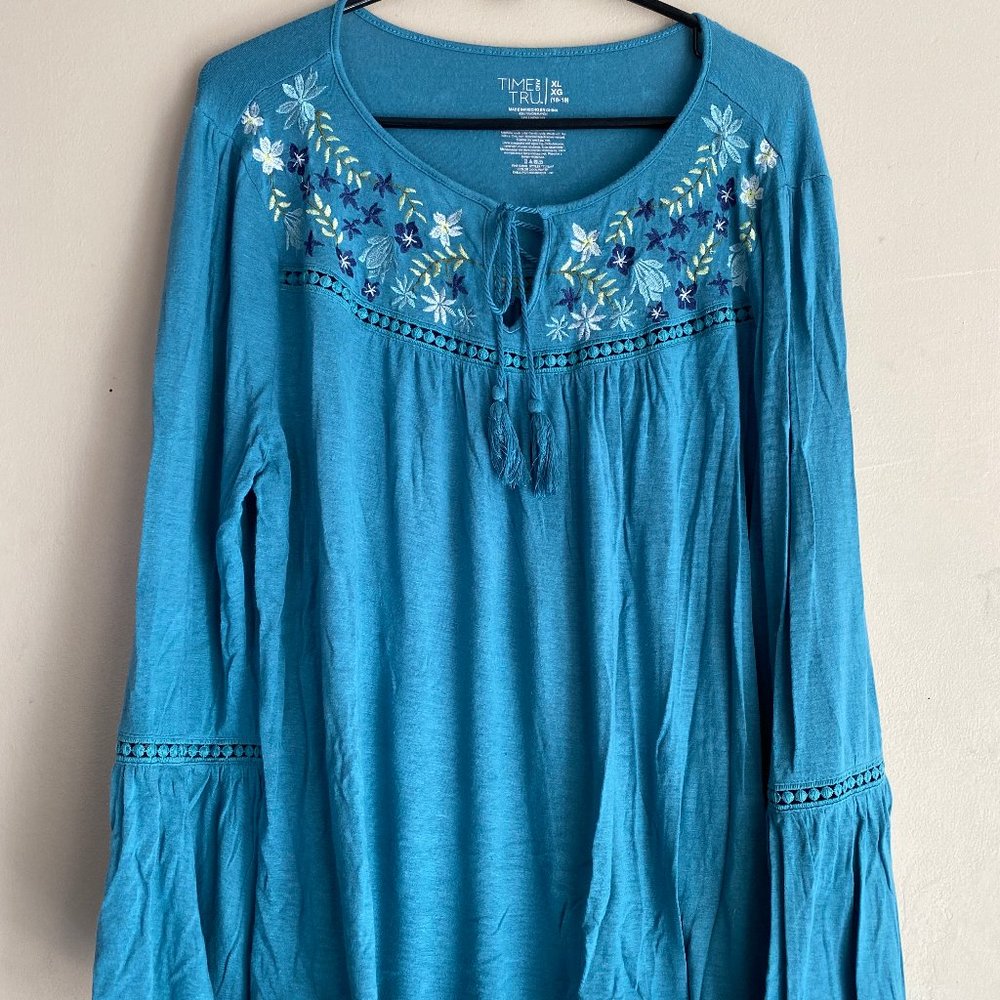 ladies embroidered shirt